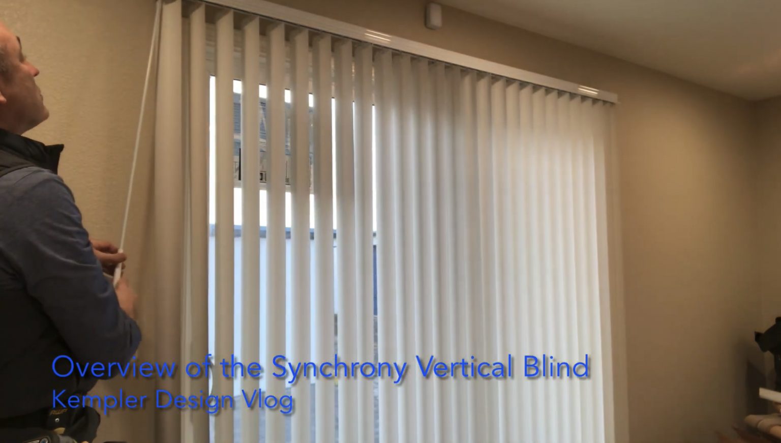 Overview of the Norman Synchrony Vertical Blinds Kempler Design